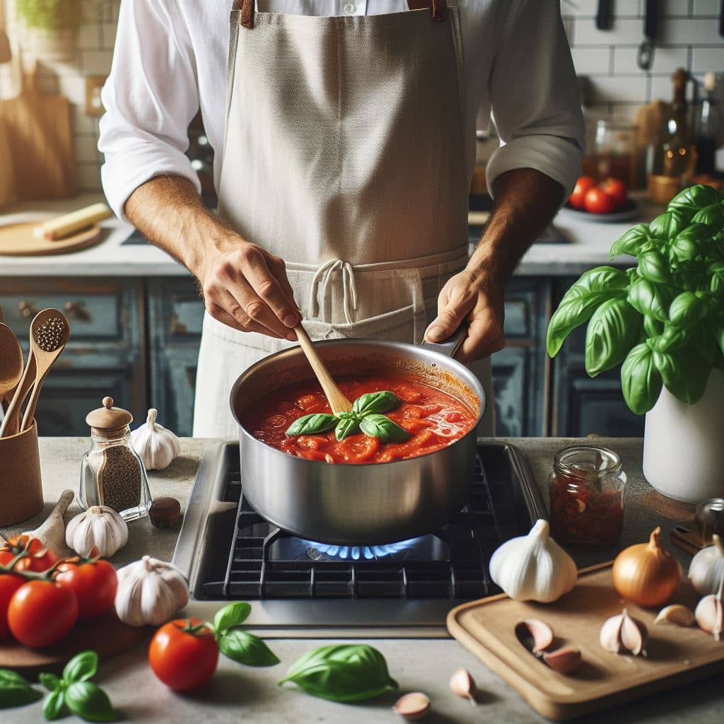 hausgemachte Tomatensauce