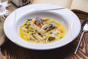 soupe de fruits de mer