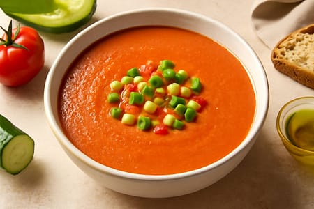 Traditionelles spanisches Gazpacho