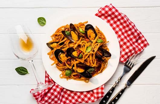 Pâtes Aux Fruits De Mer