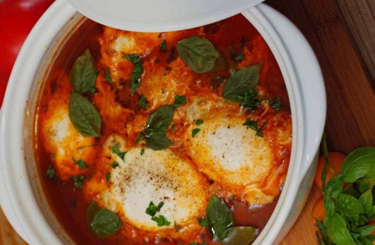 receta de shakshuka