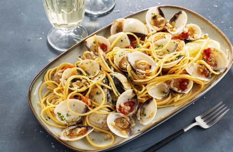Recette de pâtes aux fruits de mer