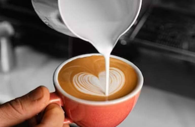 カプチーノの泡