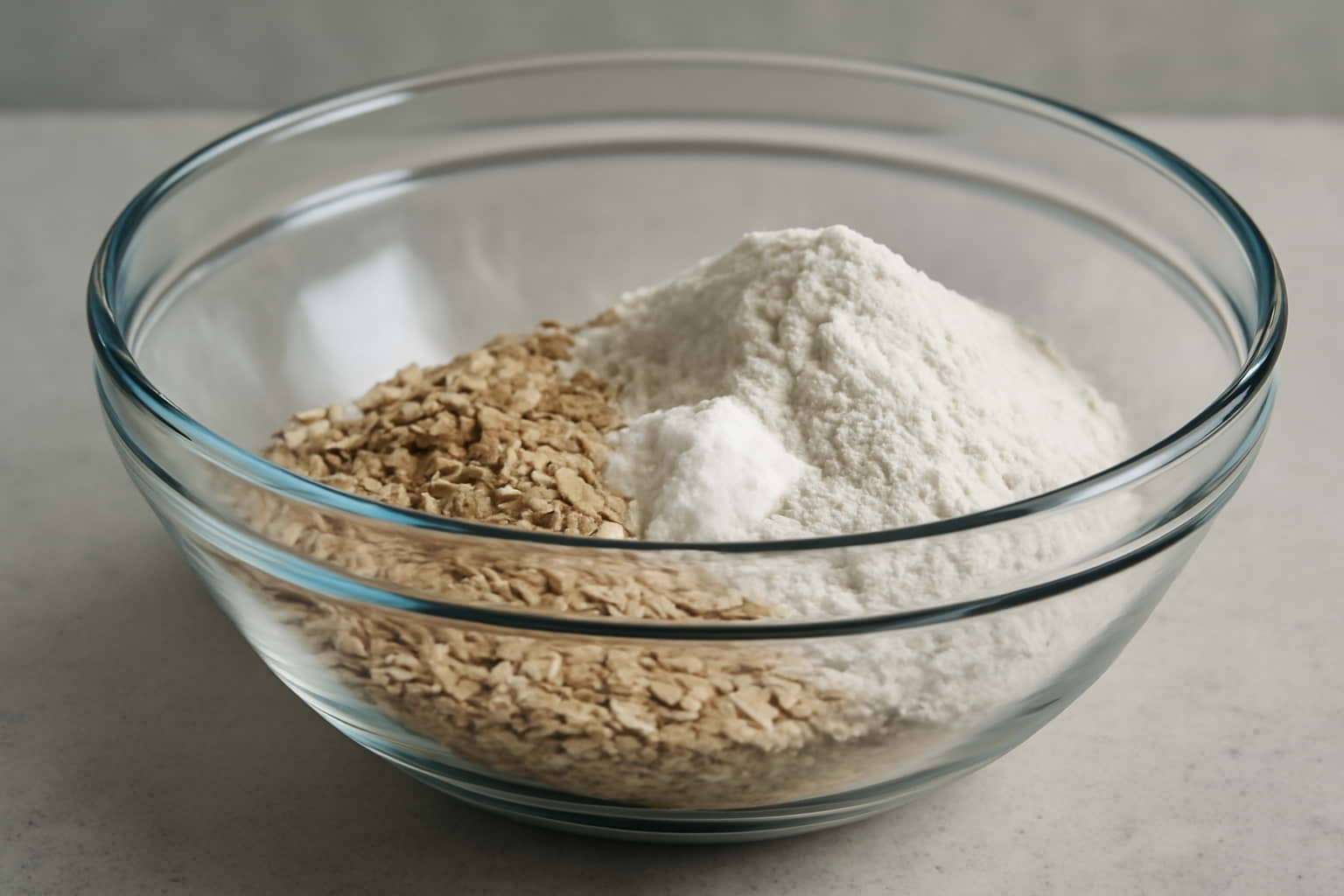 Mezcla de avena y harina