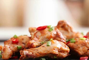 Rezepthülle für süß-saures Hühnchen
