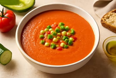 伝統的なスペインのガスパチョ