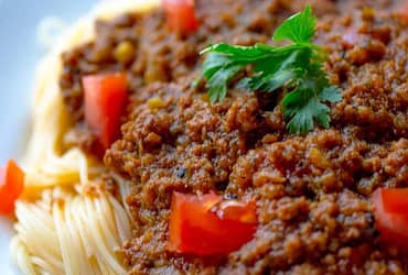 Carne Boloñesa a la Italiana