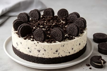 Cheesecake de Oreo Postre Cremoso y Fácil de Preparar