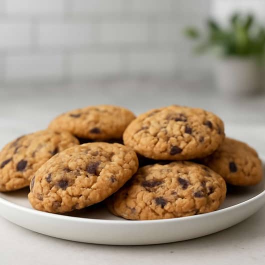 Receta de Galletas de Avena y Chocolatel