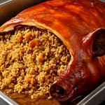 Receta de Lechona Colombiana